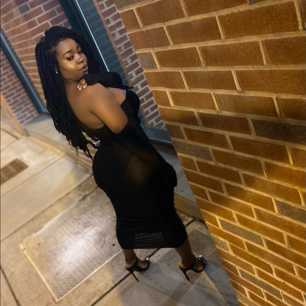 Mesh Black Dress (Pretty Little Things )